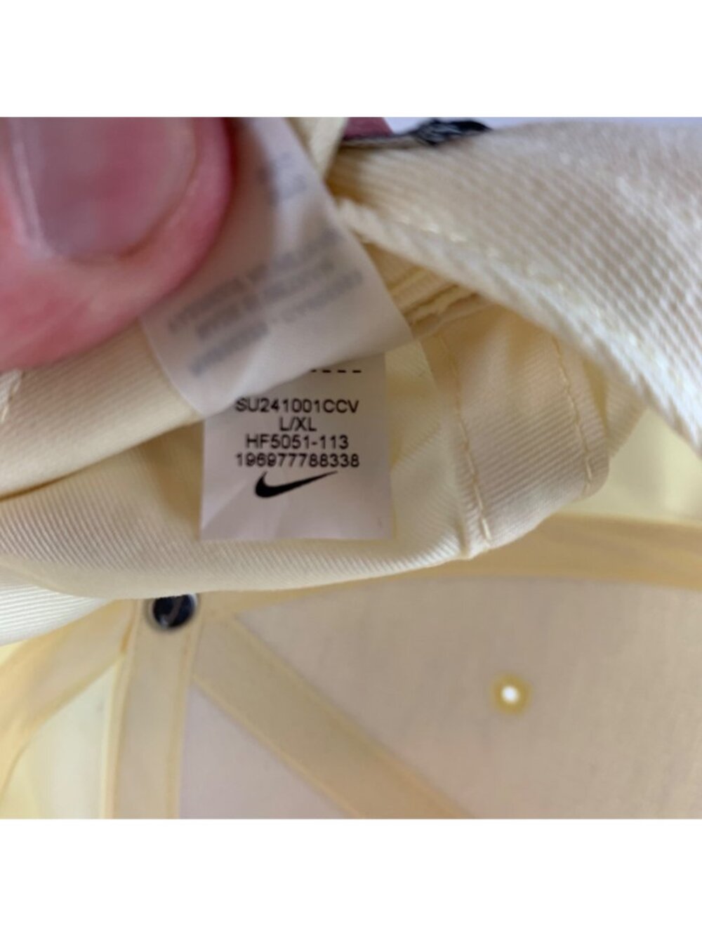 Nike Club Cap Mens Yellow Strapback Adjustable Hat HF5051-113 - Picture 6 of 6